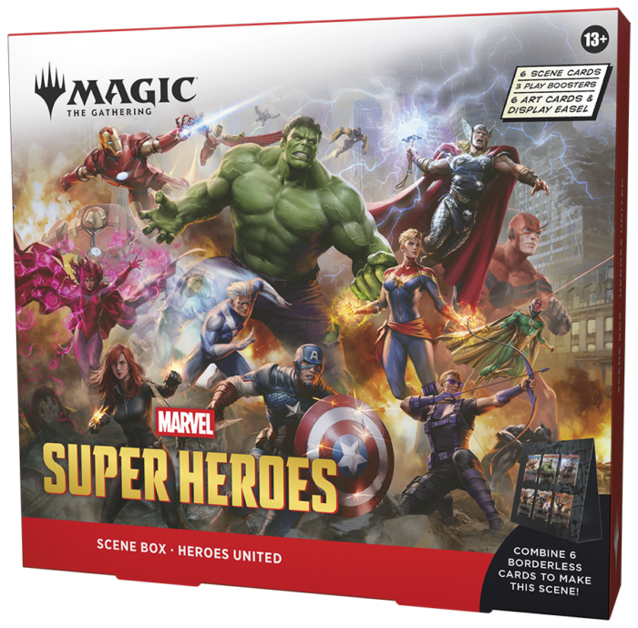 Marvel Super Heroes - Scene Box set - Heroes United y Villans Unleashed - MSH