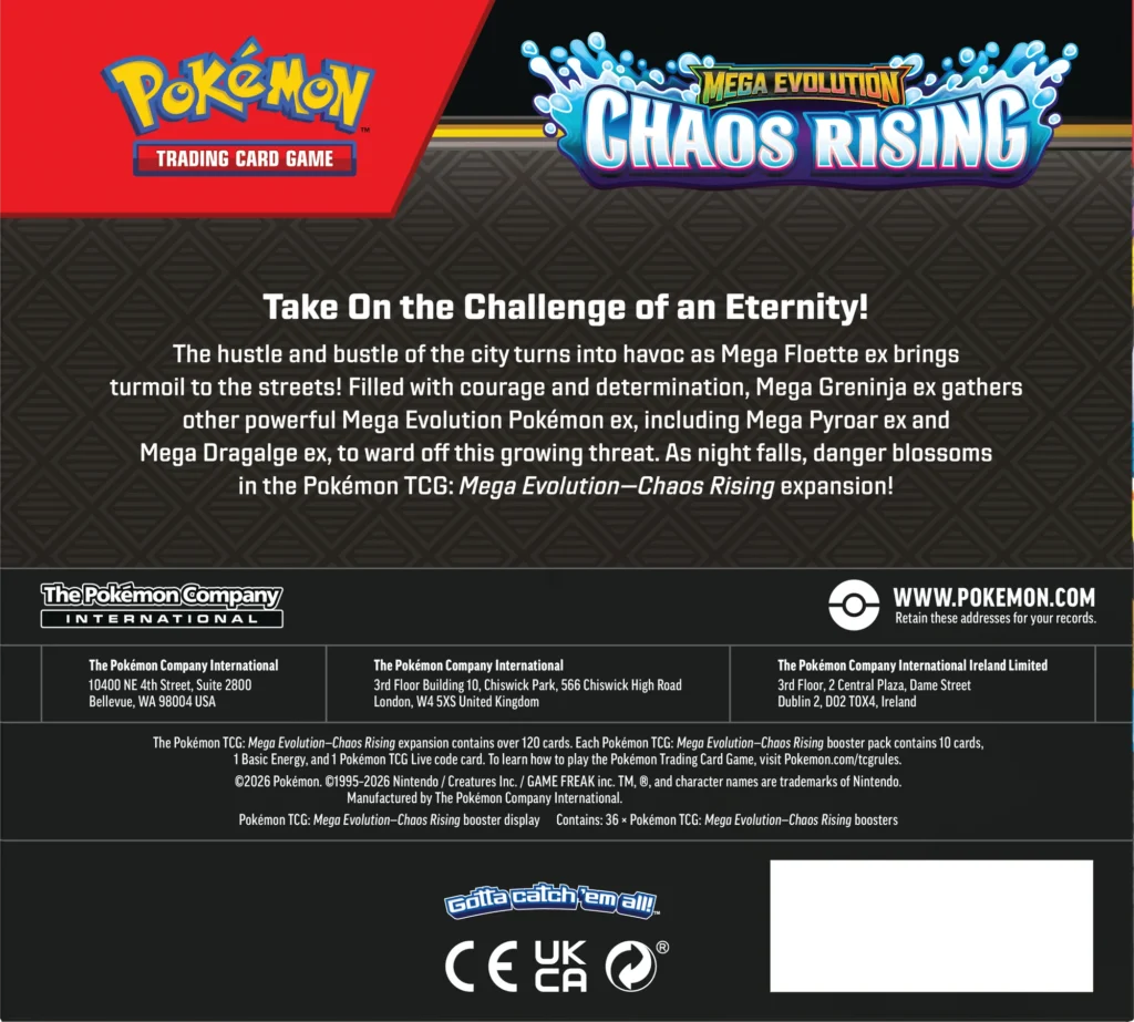 Chaos Rising Booster Box - CRI | Pokemon